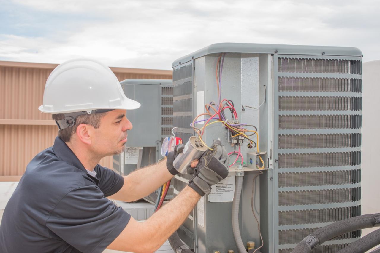 Conditioning hvac contractors unit